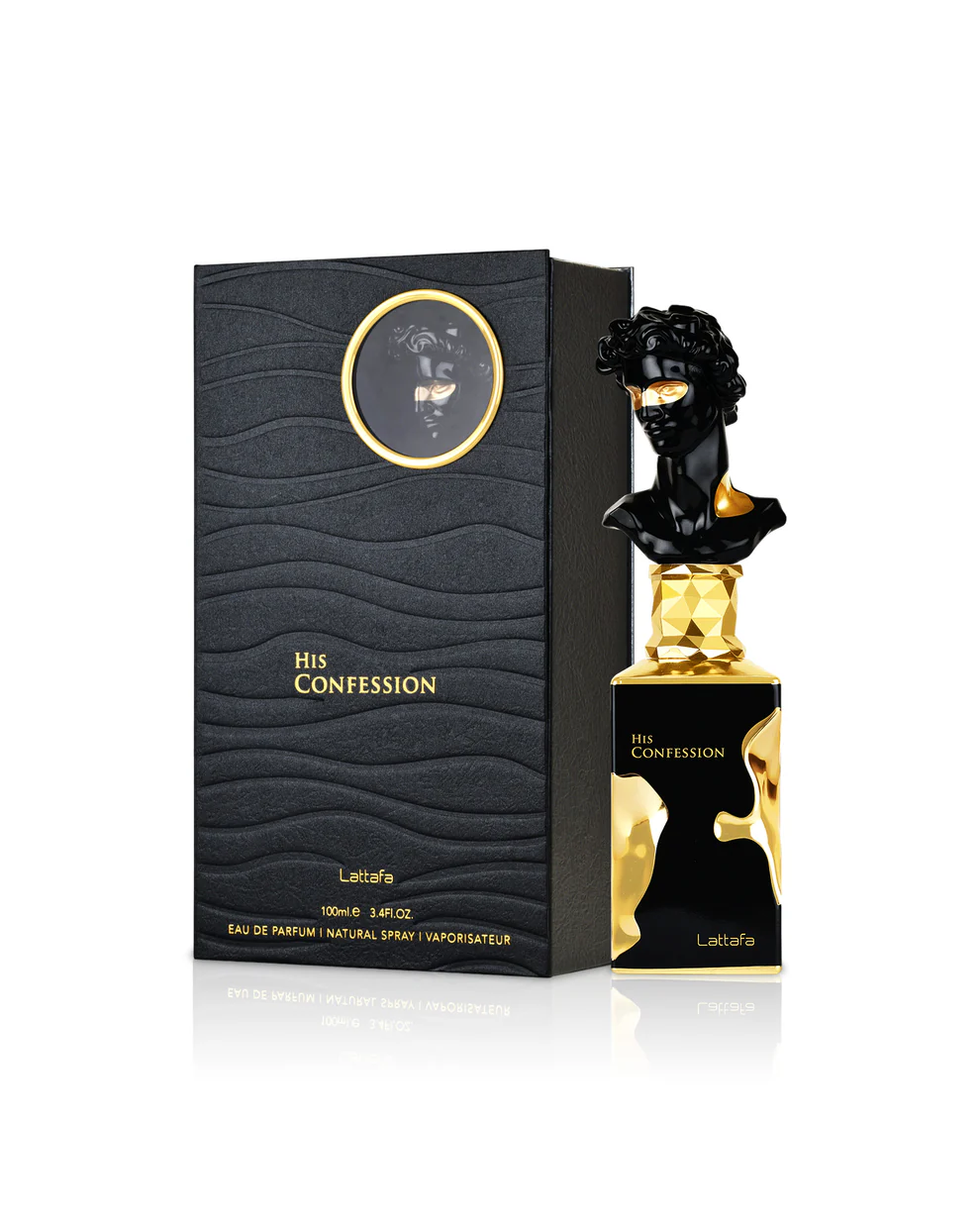 His Confession – Lattafa | Perfume árabe masculino con lavanda, vainilla e incienso