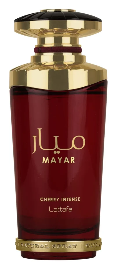 Mayar Cherry Intense – Lattafa | Perfume árabe femenino con fresa, cereza y vainilla
