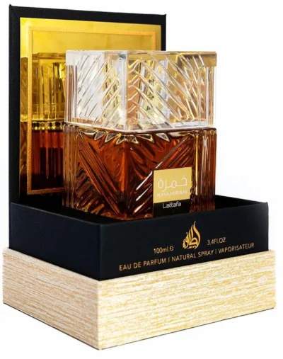 Khamrah – Lattafa | Perfume árabe unisex con canela, vainilla y tonka - Imagen 3