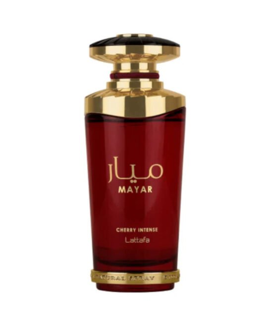 Mayar Cherry Intense – Lattafa | Perfume árabe femenino con fresa, cereza y vainilla
