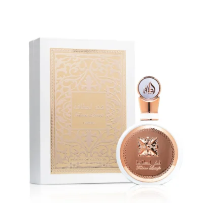 Fakhar Women – Lattafa | Perfume árabe femenino con flor de azahar, jazmín y pachulí - Imagen 2