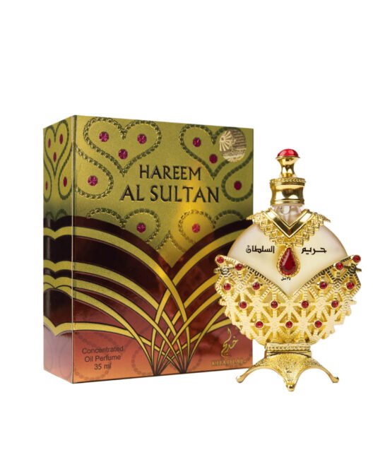 Hareem Al Sultan Gold – Khadlaj | Perfume árabe femenino con peonía, frutas y almizcle