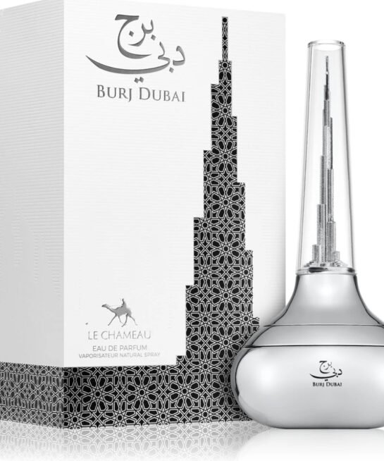 Burj Dubai – Le Chameau | Perfume árabe masculino con melocotón, piña y pachulí